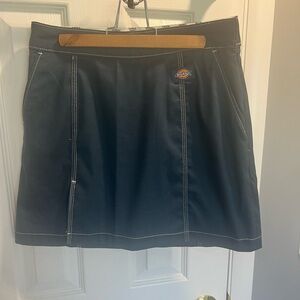 Dickies blue mini skirt